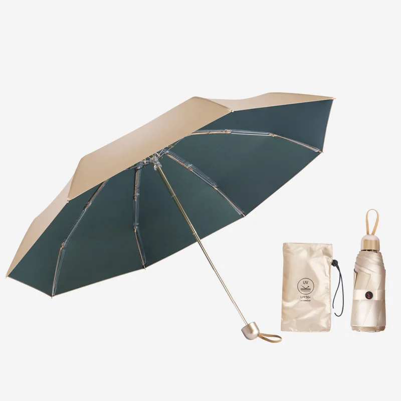 Promotional Outdoor Custom Gift paraguas parapluie Wholesale UV protection portable sunshade pocket mini umbrella with logo