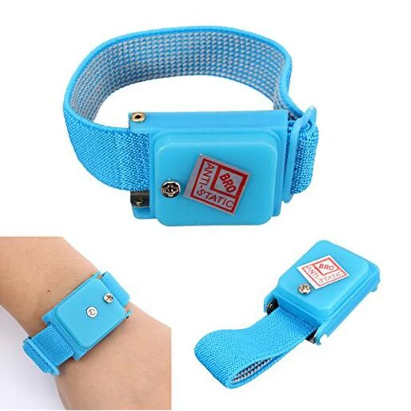 Wrist Strap Cordless Anti Static Bracelet Electrostatic ESD Discharge Cable Band 