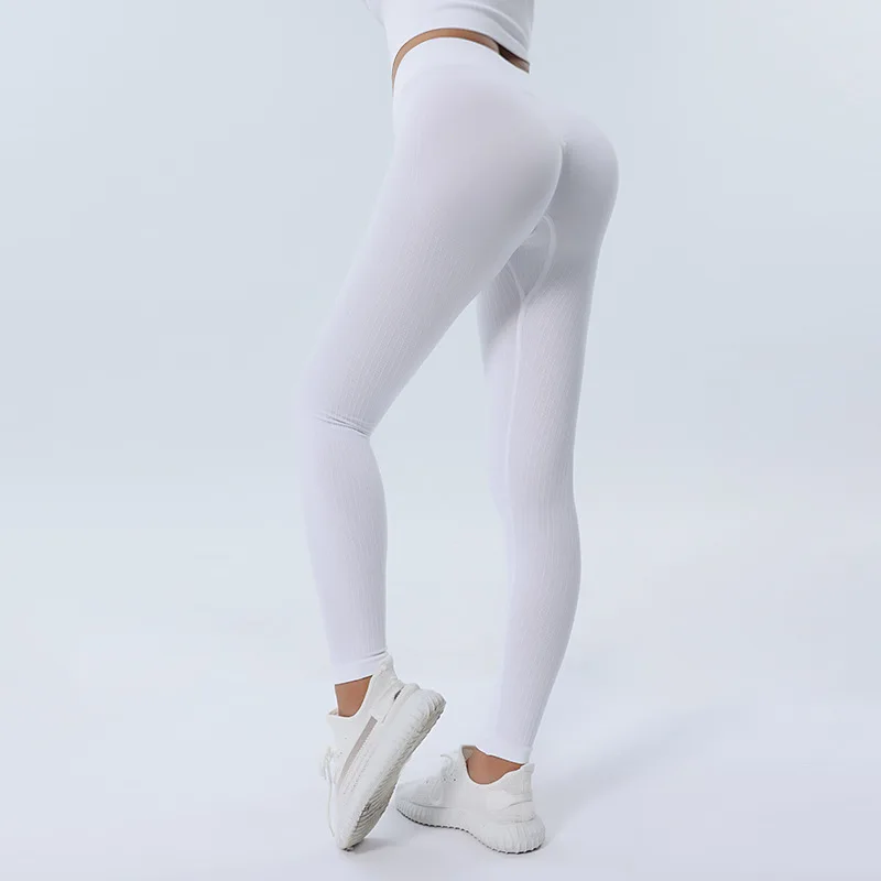 2023 Custom Logo GYM Fitness Sets Outdoor Running Leggings Long Sleeve Suit Scrunch Butt Quick Dry Yoga Leggins Girls Sportswear