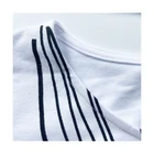 Casual T-shirts Woman Tops Fashion Short Sleeves Round Neck Plain Ruffle Cotton Ladies Casual T-shirts