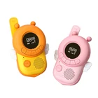 Radio Phone 2PCS Kids Walkie Talkie 3KM Range UHF Radio Lanyard Interphone Children's Mobile Phone Toys