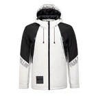 Mens Down 2021 New Winter Light Reflective Mens Wholesale Windproof Hoodie Waterproof Down Coat