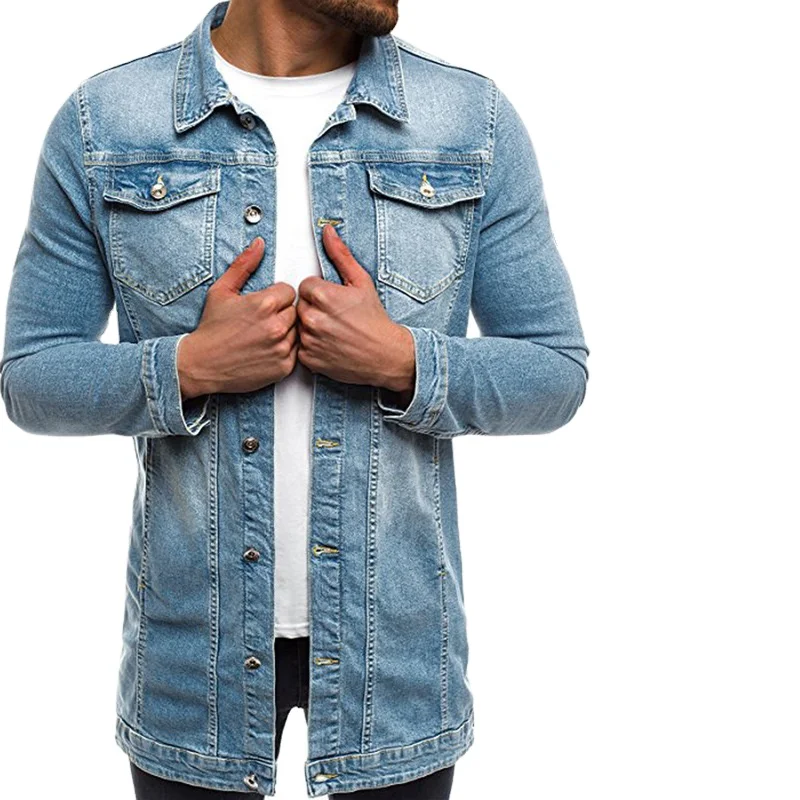 Custom Denim Jacket Men Jean 
