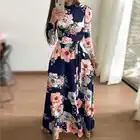 Wholesale Plus Size Breathable Cotton Elegant Long Sleeve Women Summer Dress