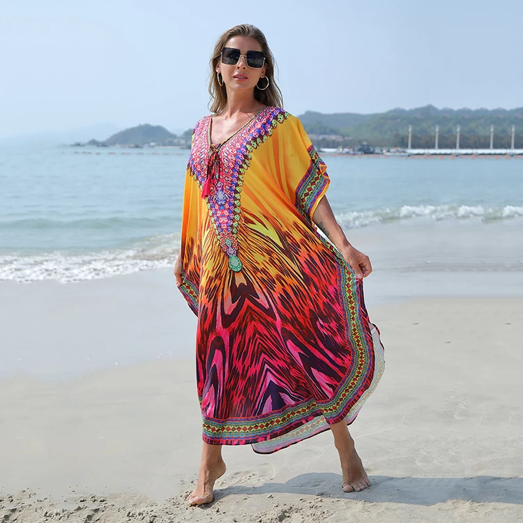 chiffon kaftans plus size