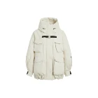 Hooded Women's Jacket High Collar Hooded Windproof Winter Women's Down Jacket