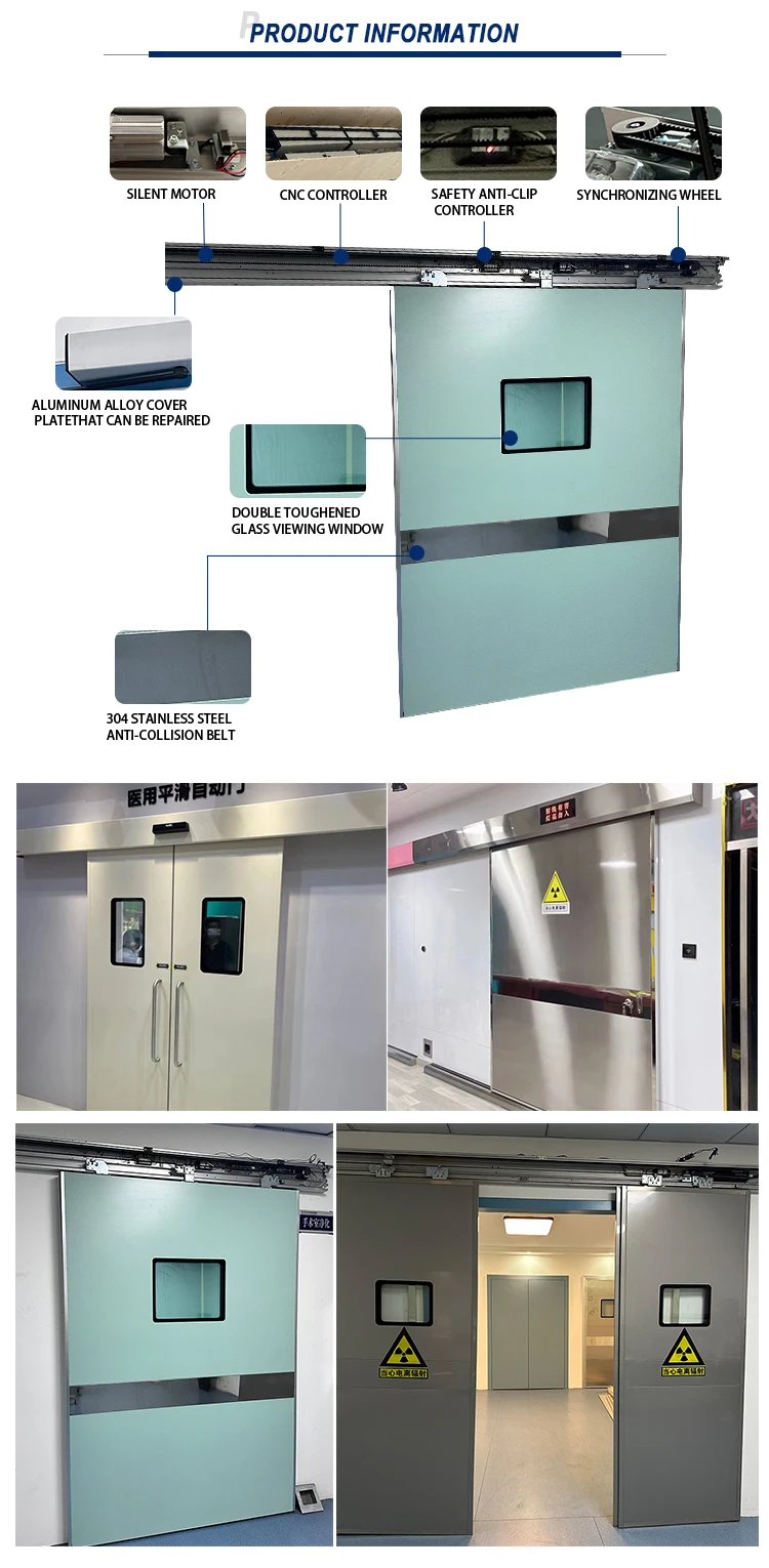 X Ray Radiation Protection Sliding Door 1 3mmpb Lead Lined Door Buy