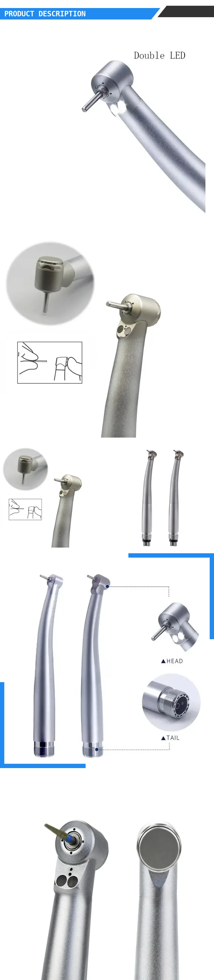 dental equipment mini head high speed