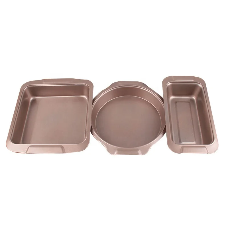 Cake Tin 6 Inch Non-stick with Removable Bottom Leakproof Cheesecake Pan Turkey Pie Bakeware Pan Bread Pan carbon baking tray