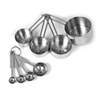Measuring Spoons Sets Wholesale Kitchen 8pcs Stainless Steel Measuring Cups And Spoons Set
