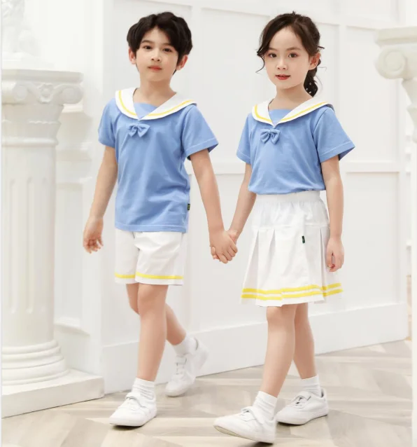 qy新款儿童校服小学生幼儿园校服男女生运动服礼服制服定制
