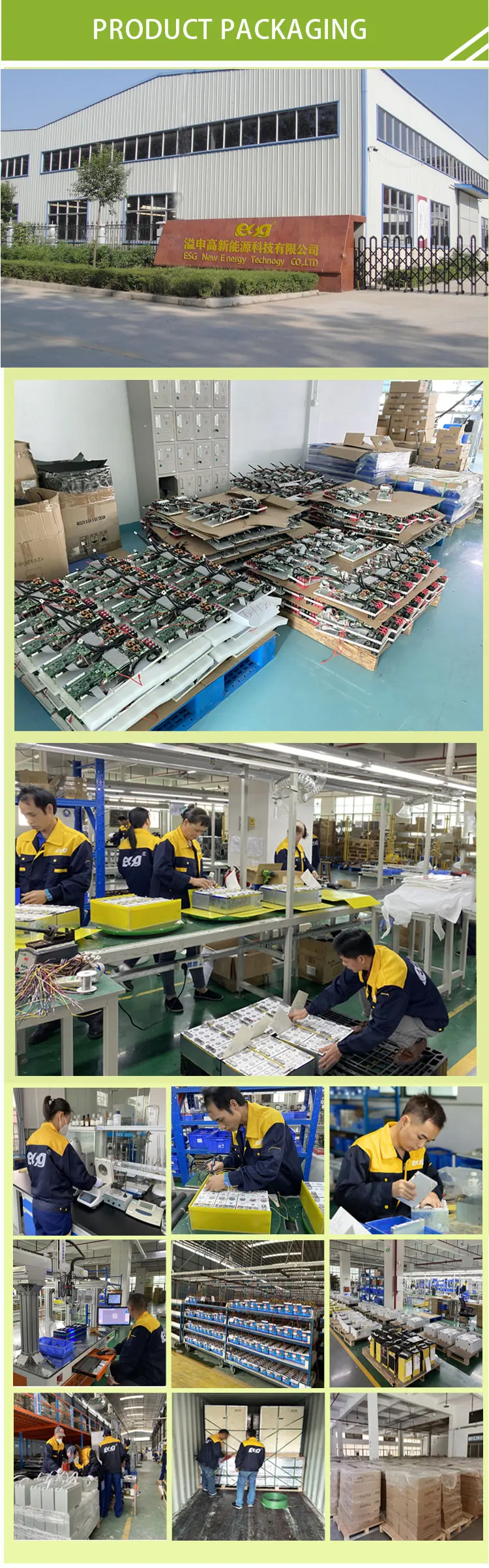 ESG Deep Cycle Off Grid Solar System Lithium Iron Phosphate Battery 48V 200AH Lithium Battery Module