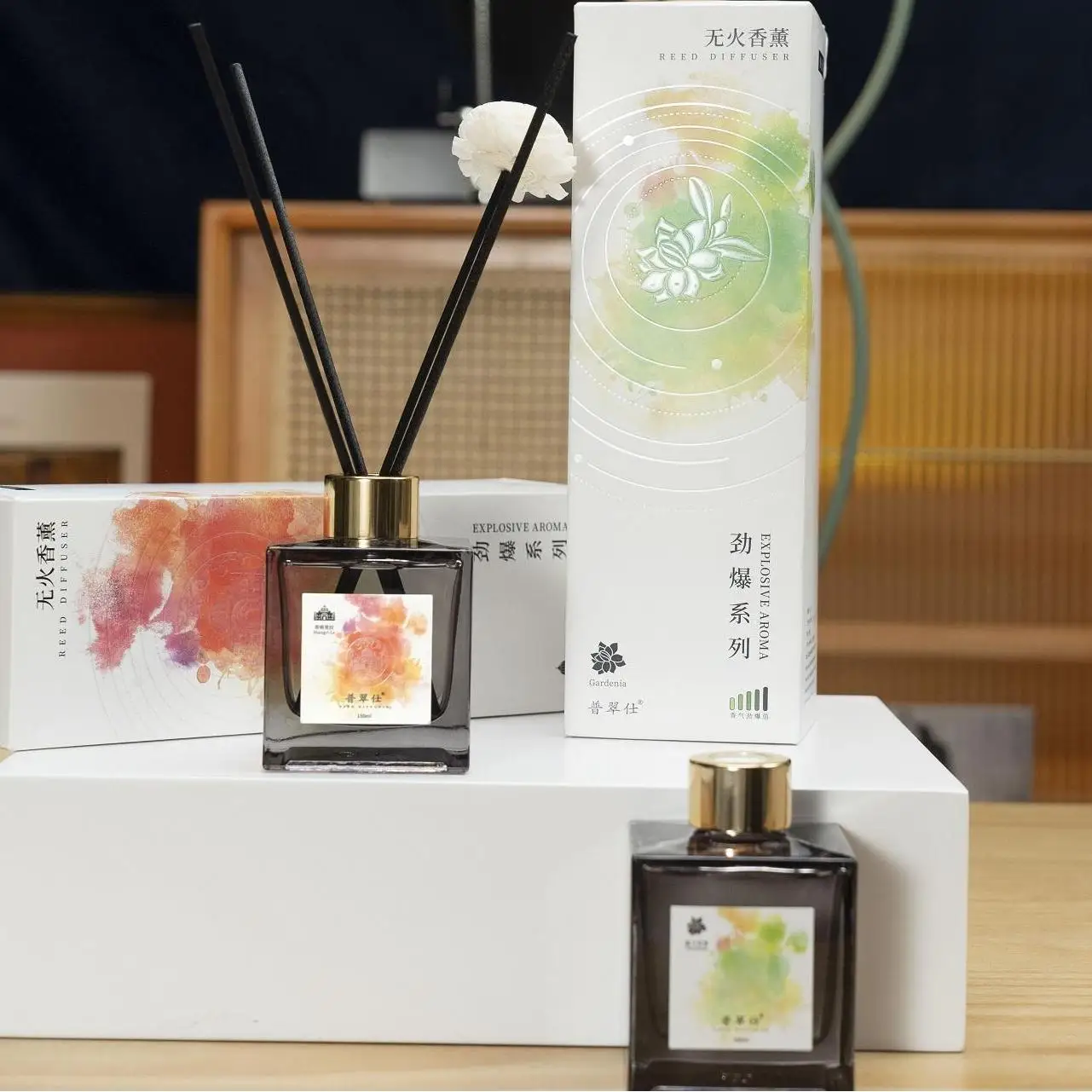 product oem no fire natural evaporation diffuser quick consumption indoor daily diffuser aromatherapy reed diffuser set-1