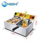 Oil Multi- Functional Electric Oil Fryer Commercial Fried Chicken French Fries Household Equipment