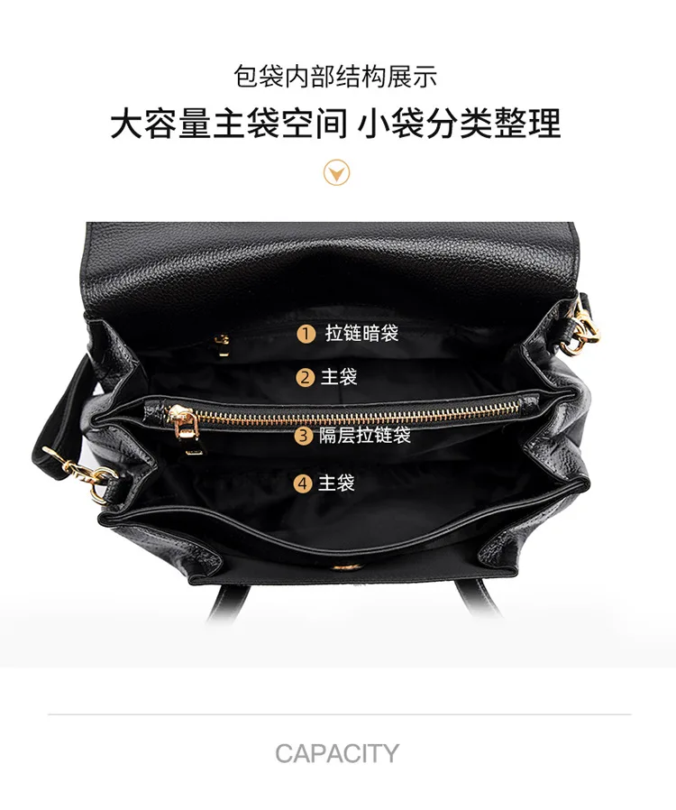 Women Leather Luxury Handbag Brand Fashion Shoulder Crossbody Bag Ladies Designer Classic Purse Handbags