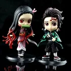 Anime Demon Slayer PVC Cartoon Doll Tanjirou Nezuko Decoration Collection Toy Action Figure Gift
