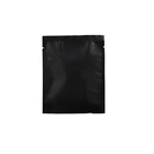 Sachet 3 Side Seal Mini Sachet Aluminium Foil Bag Black Mylar Zipper Lock Bags