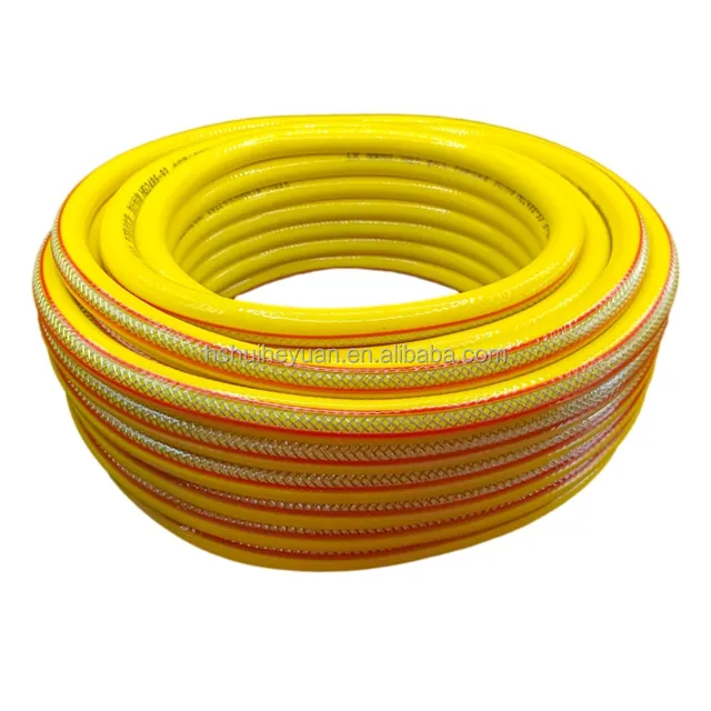 PVC hose with steel wire for natural gas liquefied gas used in stoves and water heaters