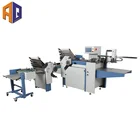 A4 Paper A4 Paper Folding Machine 480MM Breadth A2 A3 A4 Paper Folding Machine 6 Cross 10 Z-fold Paper Machine Making
