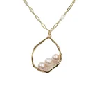 925 Sterling Silver Pearl Pendant Necklace Freshwater Pearl Pendant Jewelry From China