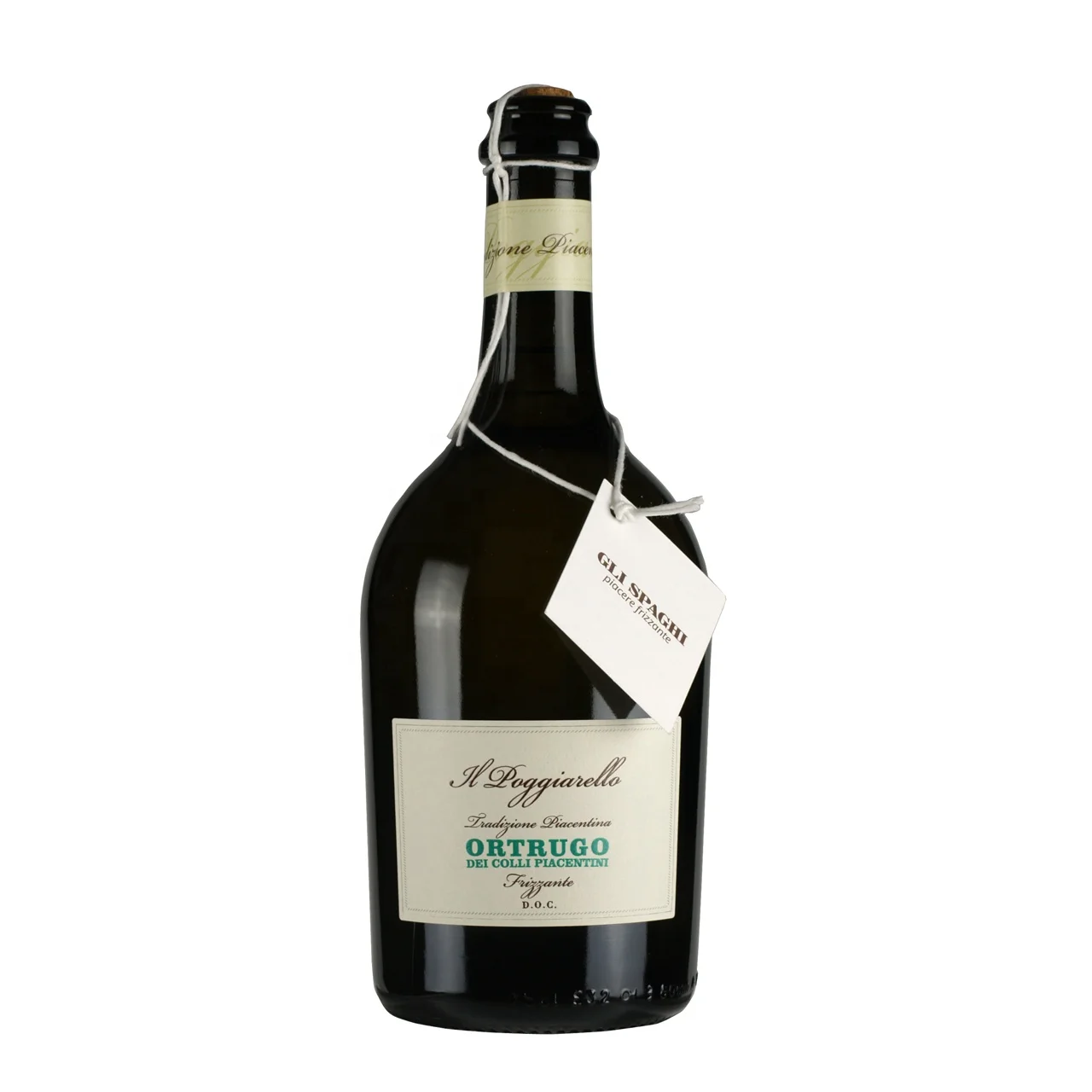 Italian Sparkling White Wine Ortrugo Doc Frizzante Il Poggiarello Spago