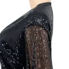 Fashion Ex-factory Price Popular Design Fashion Letter Printing Casual Sequined T-shirt Women's Skirt Dress