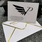 Paper Card Paper Luxury Custom 400g Thick Paper Thank You Card Business Card With Foil Logo