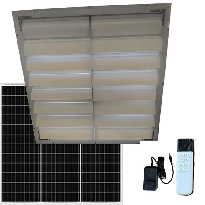 Axial Flow Exhaust Fan, Solar, 220-240V, Aluminum - detail 6
