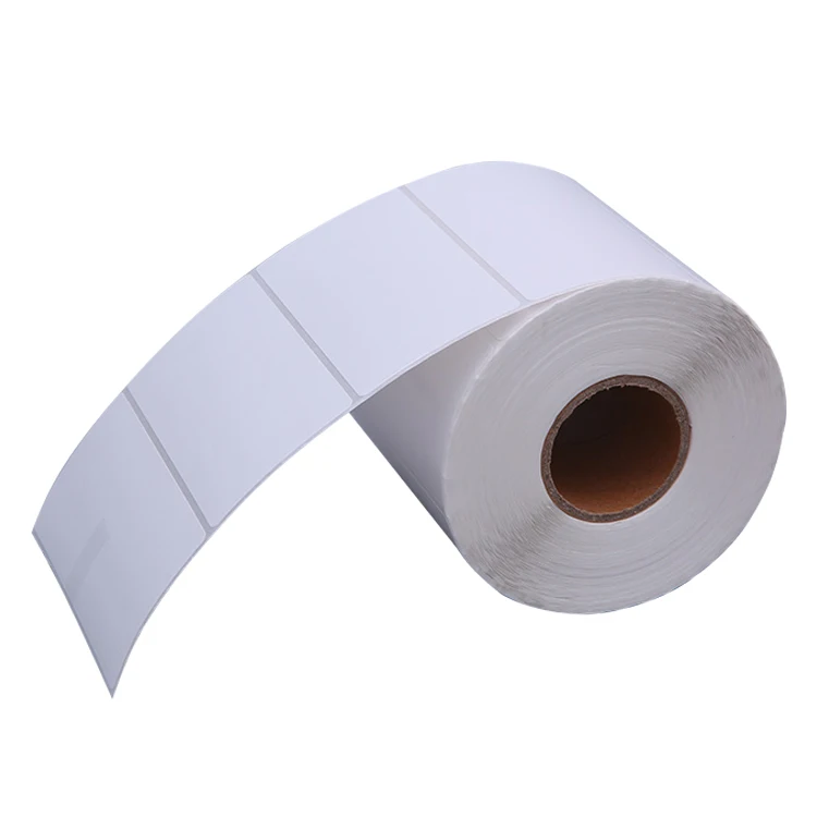 50mm x 50mm WHITE Direct Thermal Labels 1,000 per roll for Zebra type printer