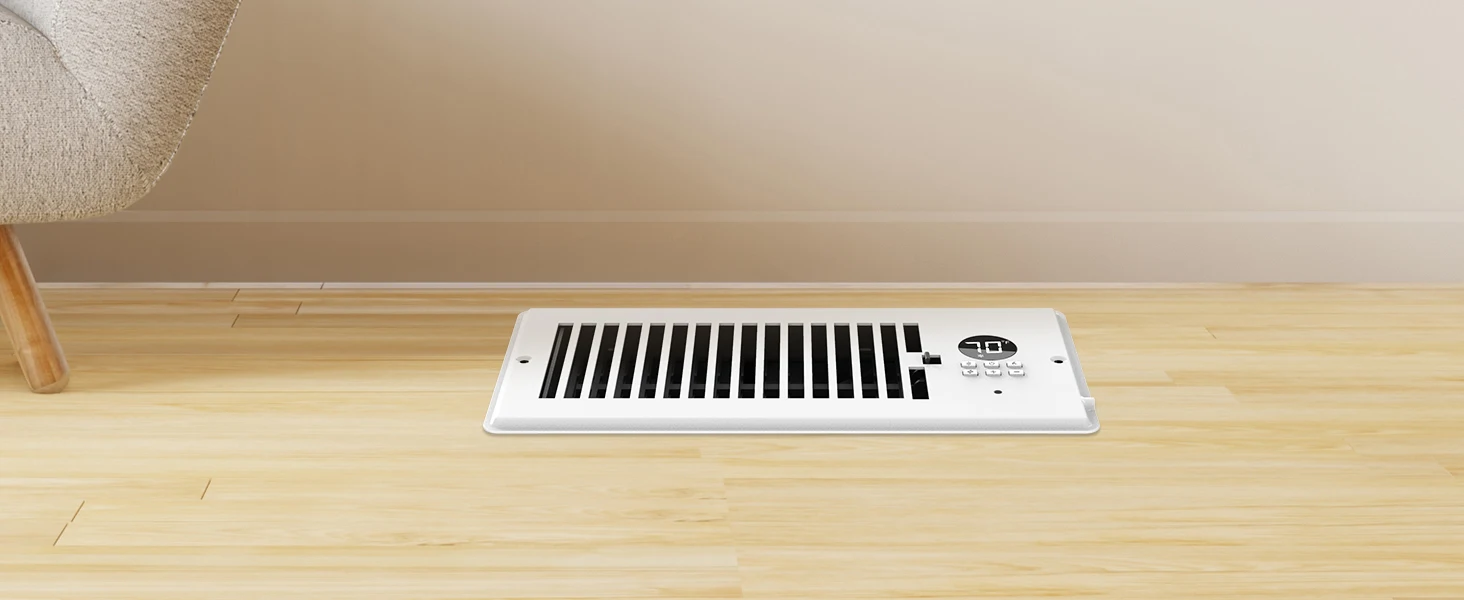 Vent Register Booster Fan, Plastic + Metal - detail 4