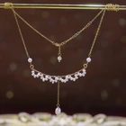 Handmade Pearl Necklace Gold-plated Fashion All-match Handmade Natural Freshwater Pearl Necklace Wholesale