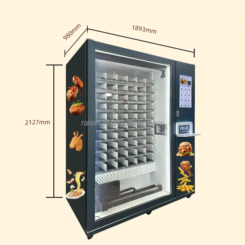 product factory direct smart hot food vending machine 24 hours self service 215 inch touch screen fully automatic commercial fast meal-4
