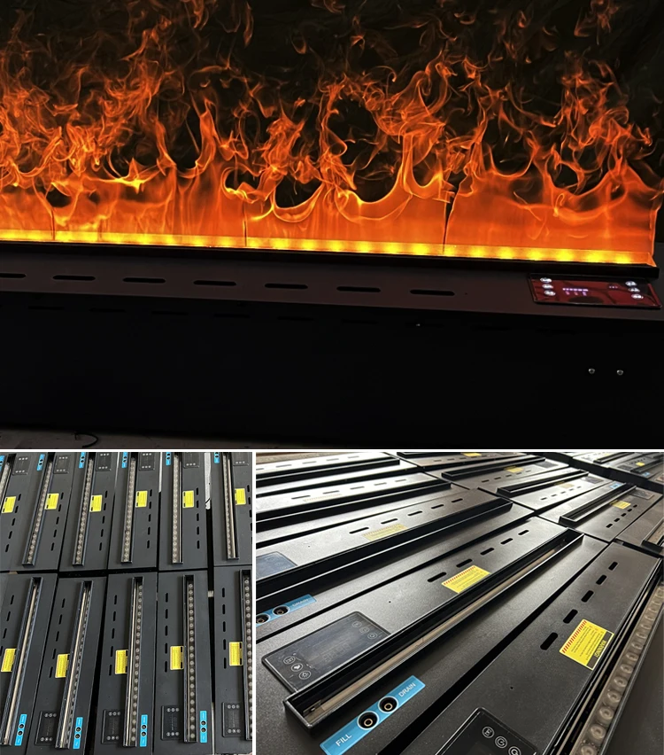 Electric Fireplace, 700MM, Steel - detail 18