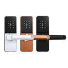 Door Handle Security Door Handle Keyless Keypad Smart Lock Security Finger Print Main Door Lock