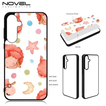 For Samsung A series Sublimation 2D TPU Phone Cover Soft Rubber phone pouch  Blank  phone case for Samsung Covers Galaxy A55