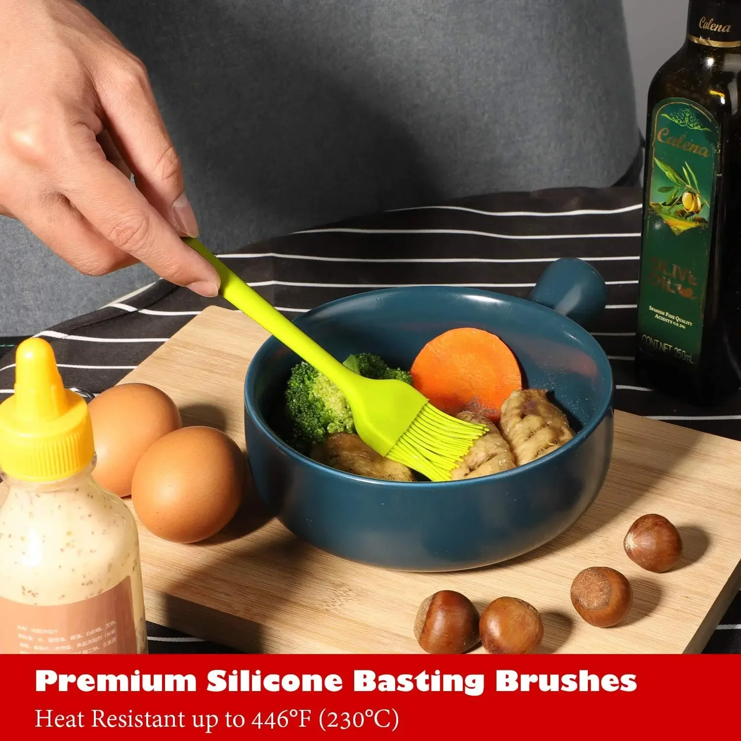 product food grade non stick silicone spatula baking tool for kitchen opp bag packaging-3
