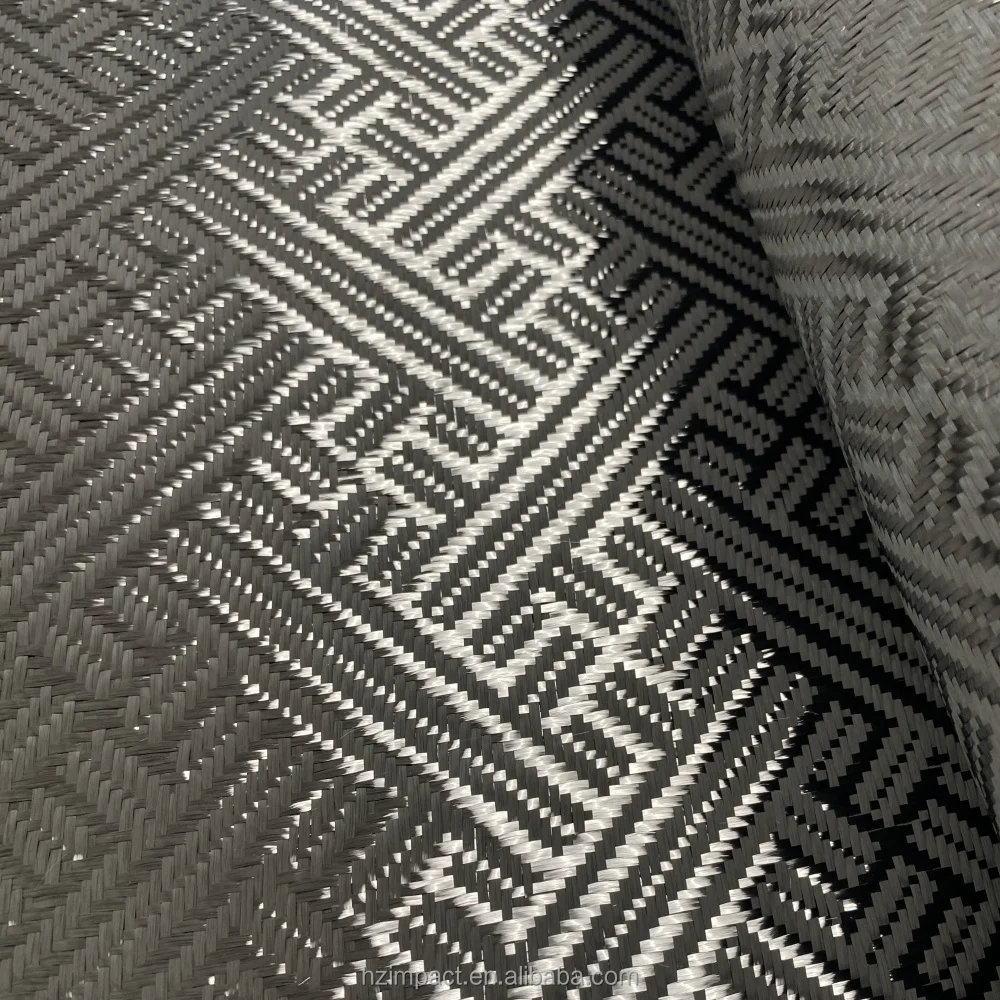 240gsm Jacquard Weave Pattern Carbon Fiber Fabric 3K Product 240gsm Jacquard Weave Pattern Carbon Fiber Fabric 3K Product