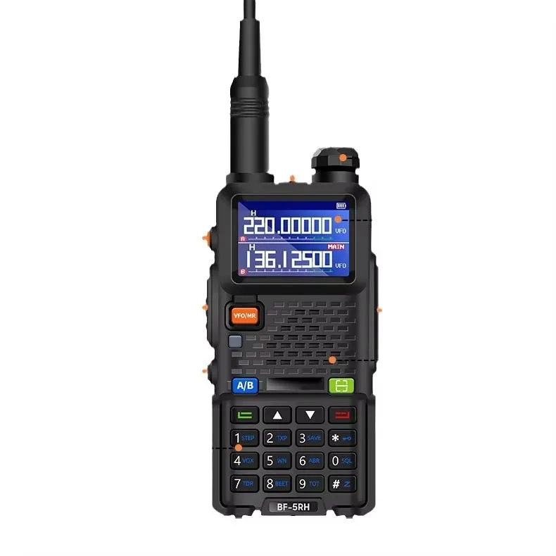 BaofengUV-5RM 8wMuitiband Handheld Amateur Transceiver Interphone，With Long-Distance Running FM Radio and Aviation Band Repeater