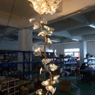 Chandelier Luxurious Hand Made Crystal Modern Ceiling Lights Hotel Chandelier Pendant Light