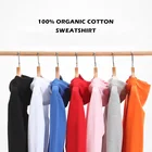 OEM Wholesale Custom Logo High Quality Oversize Blank Embossed 100% Organic Cotton Men's Hoodies Sweatshirt