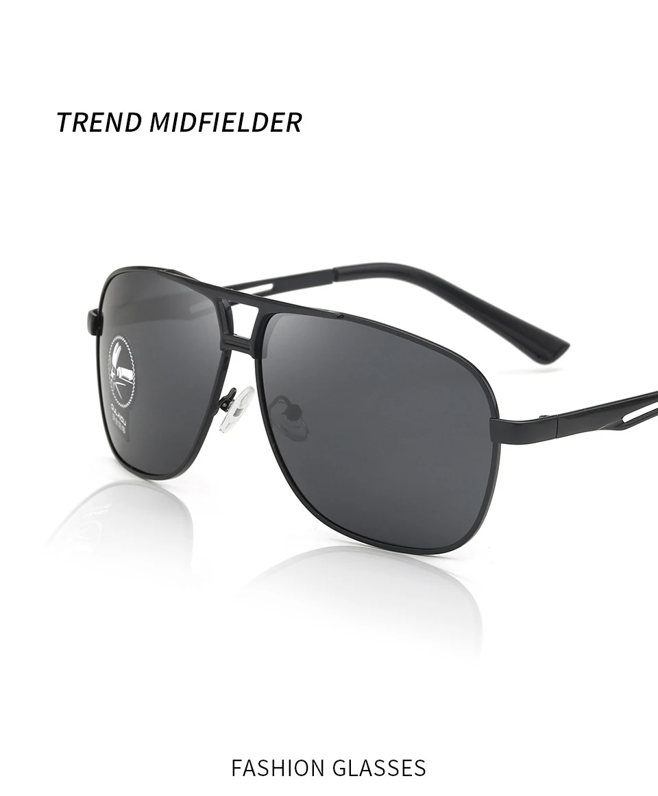 2023 Newest Polarized Metal Cutout Oval Driving Fishing Sunglasses