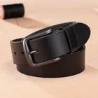 Leather Belts Vintage Men's Classic Leather Belts Design Vintage Custom Logo From Brown To Black