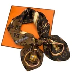 100% Silk Scarves Designer Scarf Women OEM Manufacture Custom Square 100% Silk Women Ladies Twill Silk Scarves