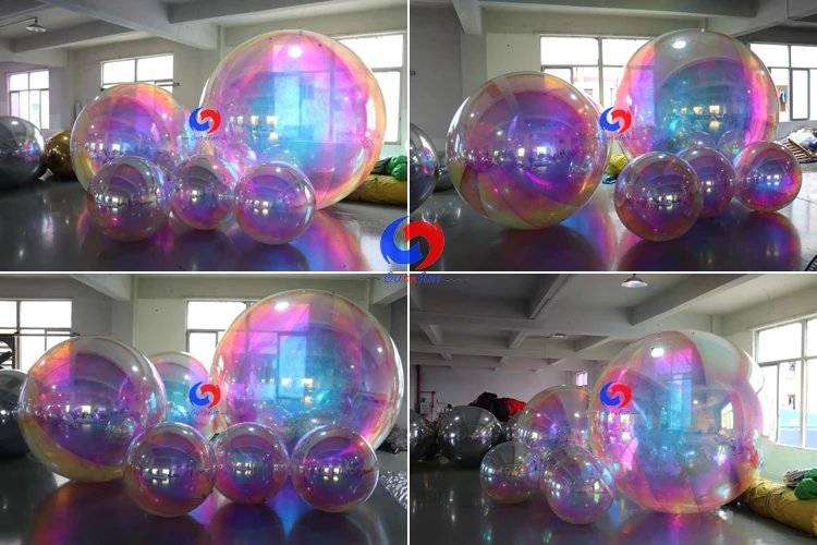 colorful mirror ball