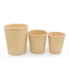 Food Container China Trade 8oz Kraft Paper Cup Kraft Food Container With Paper Lid
