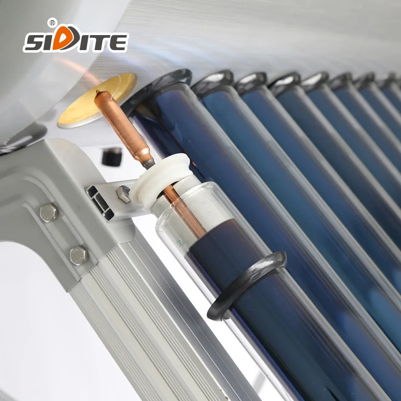 Integrated SP-H Copper Heat Pipe Solar Water Heater Intelligent Anti-Freezing Controller Direct Connection Hotel Freestanding details