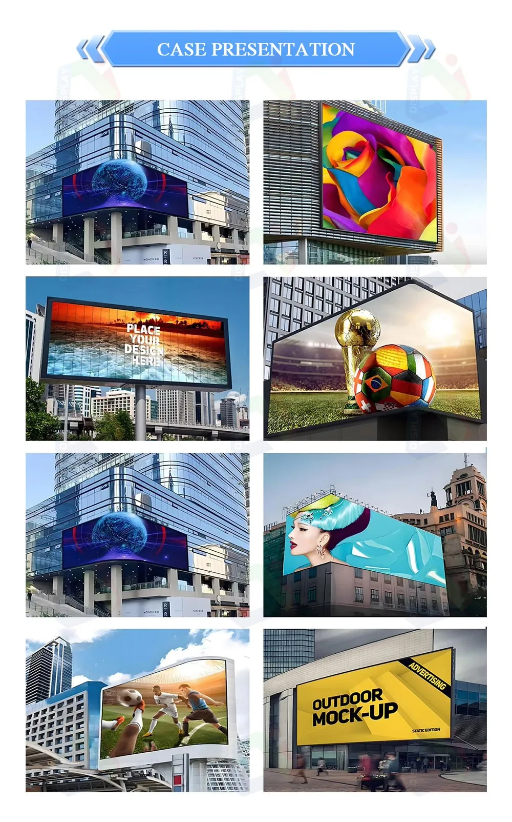Outdoor Events P4.81 Locking Front Waterproof IP65 LED Display Billboard with Open Front Design Shopping Video Wall Advertising details