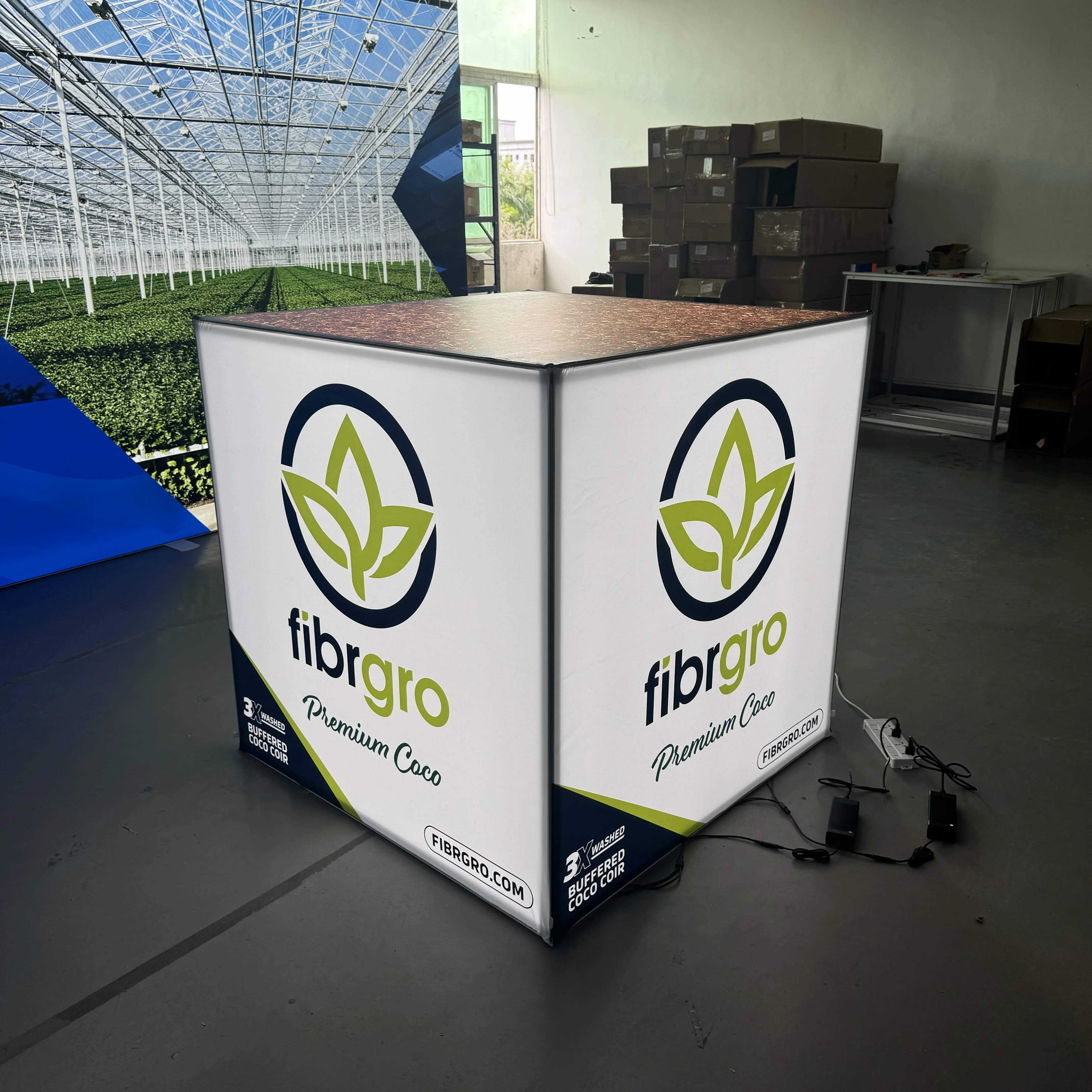 product custom printed portable backlit trade show booth display walls led light box backlit poster exhibition display-7