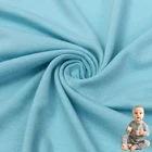 Baby Clothing No MOQ Free Sample Elastic Soft Knitted Bamboo Fabric For Baby Clothing