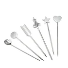 Cocktail Picks Reusable Stainless Steel Cocktail Picks